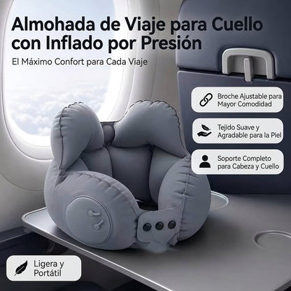 Almohada Inflable BRENIX — Cero Dolor de Cuello en Segundos